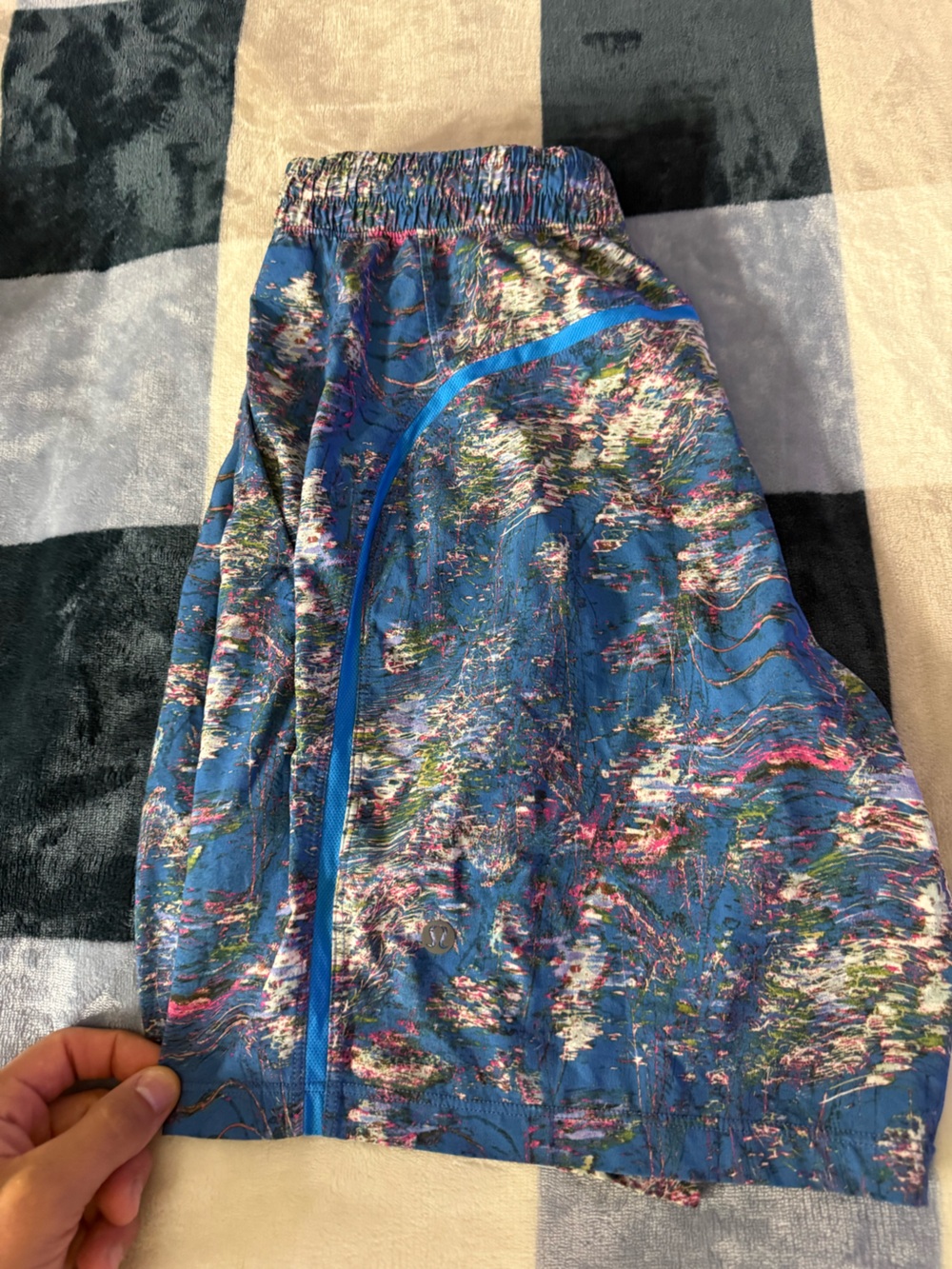 lululemon athletica Blue abstract Men’s Athletic Shorts